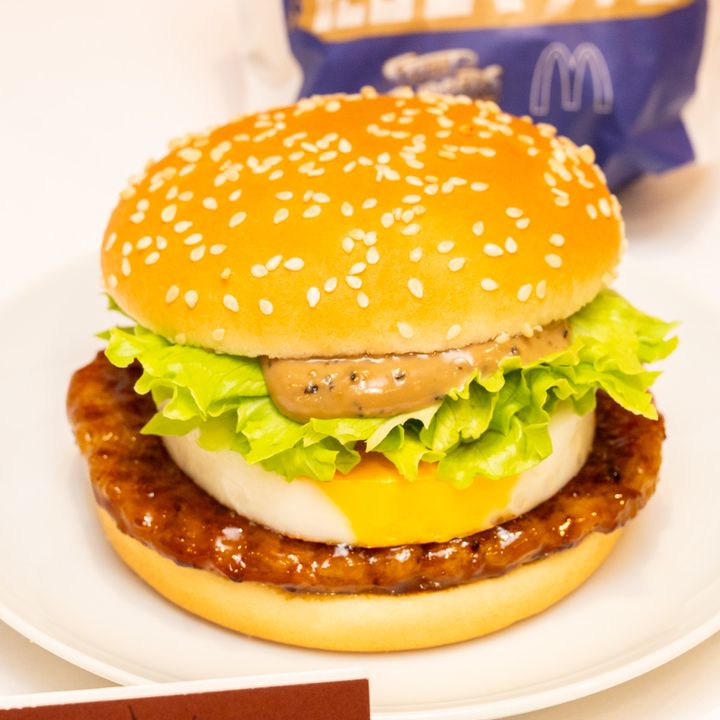 焦がしにんにくマヨたまごてりやき 撮影