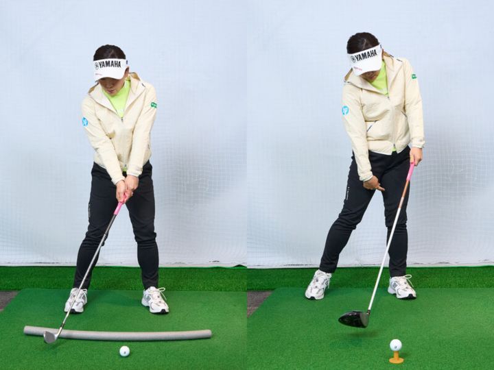 ボールの前後50センチはどう動かすのが正解？有村智恵プロが解説