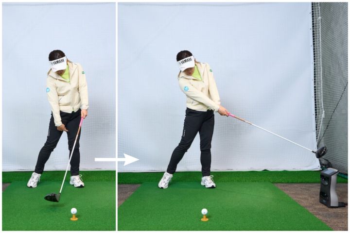 ボールの前後50センチはどう動かすのが正解？有村智恵プロが解説