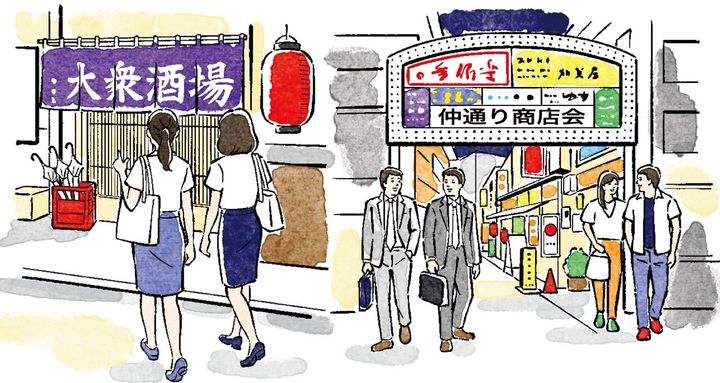 船橋「仲通り商店街」
