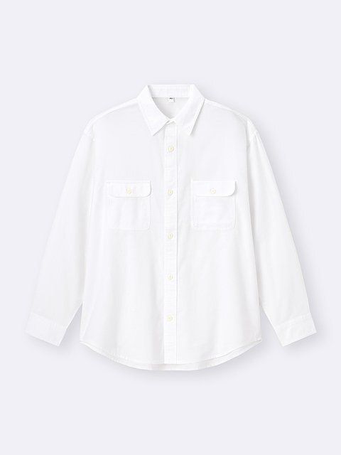 GUのダブルポケットワークシャツ