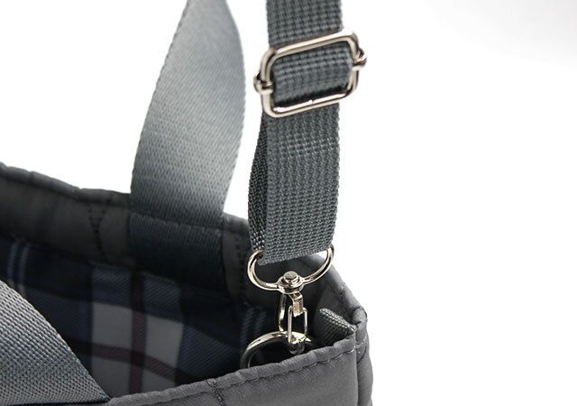 NEWYORKERのキルティングトートバッグのストラップ