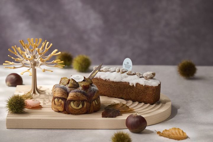 マンスリーベーカリー「マロンデニッシュ／マロンブレッド」