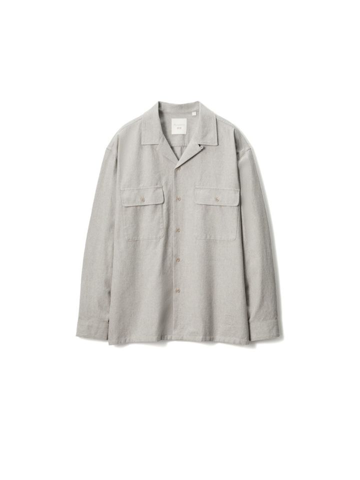 ブラッシュドコットンオーバーサイズシャツ 3,990円