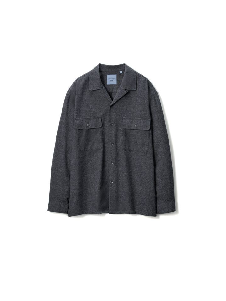 ブラッシュドコットンオーバーサイズシャツ 3,990円