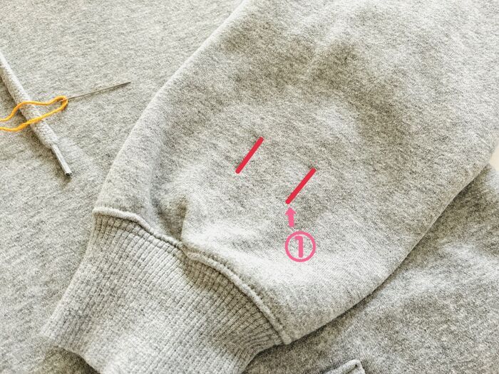 〈GU×ダイソー〉パーカーに“ちょこっと刺繍”するだけで激かわアップデート♡オリジナルアイテムが超簡単に作れた！