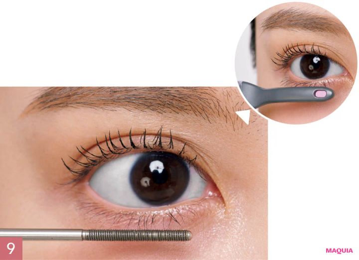 佐々木れな アイドルまつ毛 作り方 セパレートマスカラ 下まつ毛