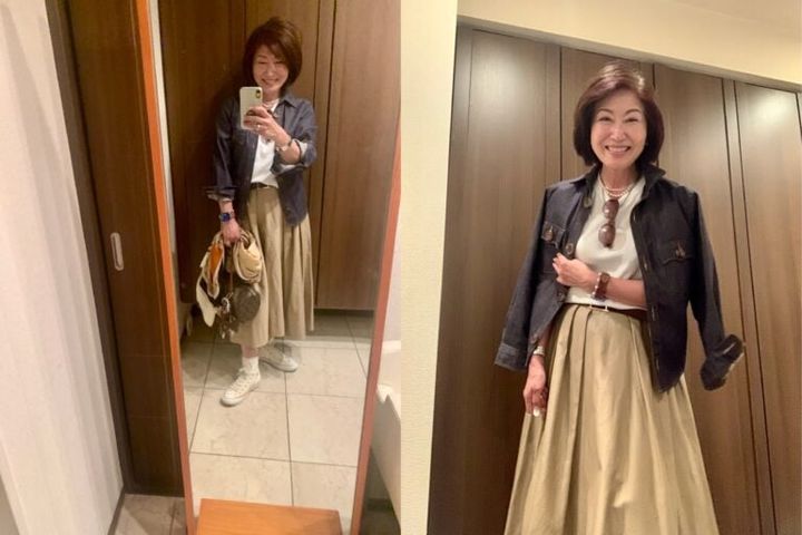 長谷川さん_お出かけコーデ