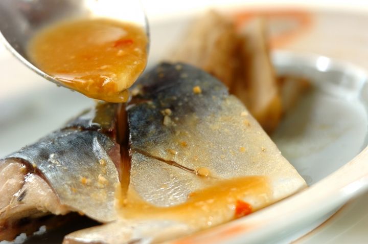 サバのピリ辛みそ煮の作り方3