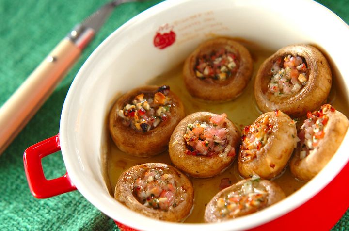 マッシュルームのアヒージョ