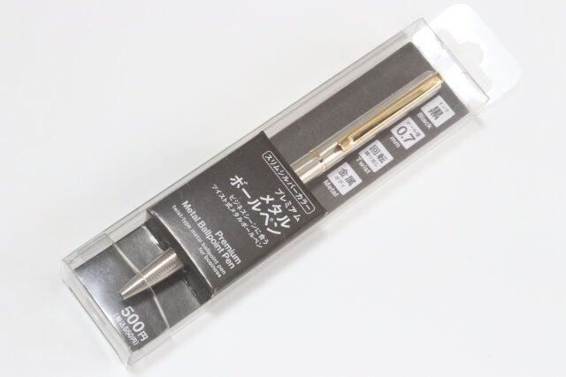 プレミアムメタルボールペン（スリム、ツイスト式、SI）