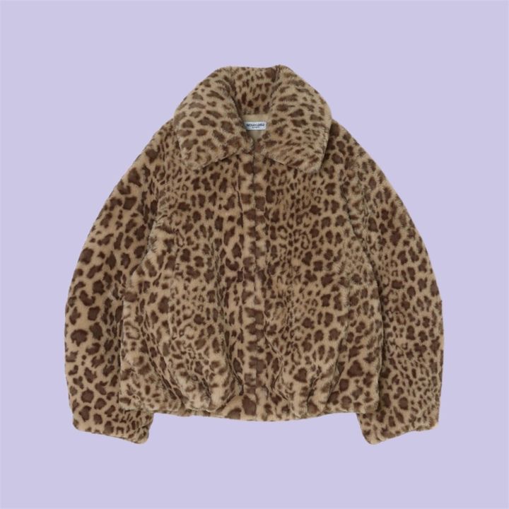 【10/18発売】ラグアジェムのレオパード柄ファージャケット！