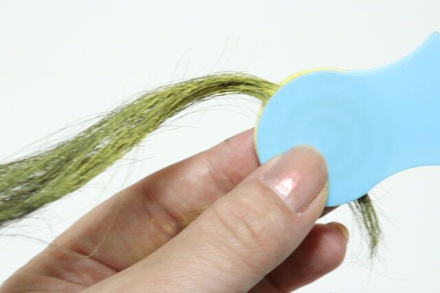 ダイソー カラーヘアチョーク（パステル） 仕上がり