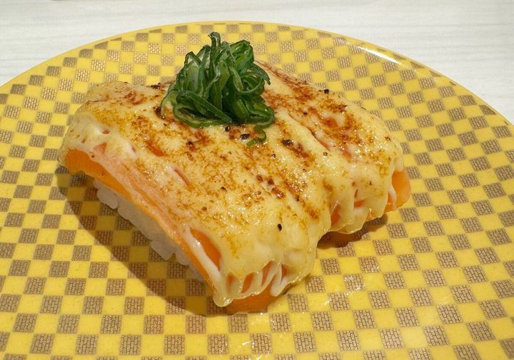 サーモンガーリックマヨ炙り