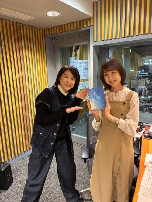 菊池桃子、増山さやかアナウンサー