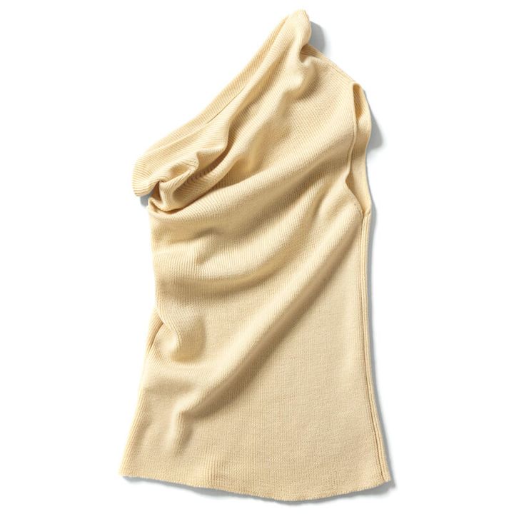 ワンショルダーニット2万8600円（イロット／ザ・ウォール ショールーム）