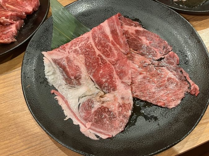 カルビ市場天神店 特選黒毛和牛焼きすきロース