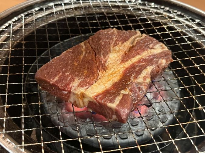 カルビ市場天神店 上ロースステーキ