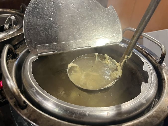 カルビ市場天神店 たまごスープ