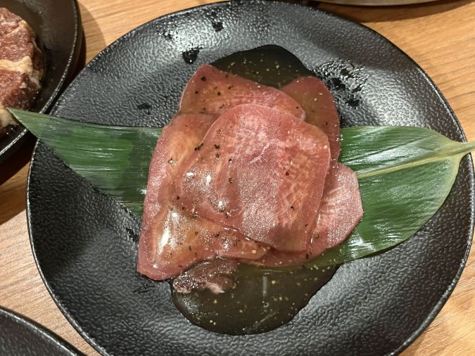 カルビ市場天神店 ネギ塩豚タン