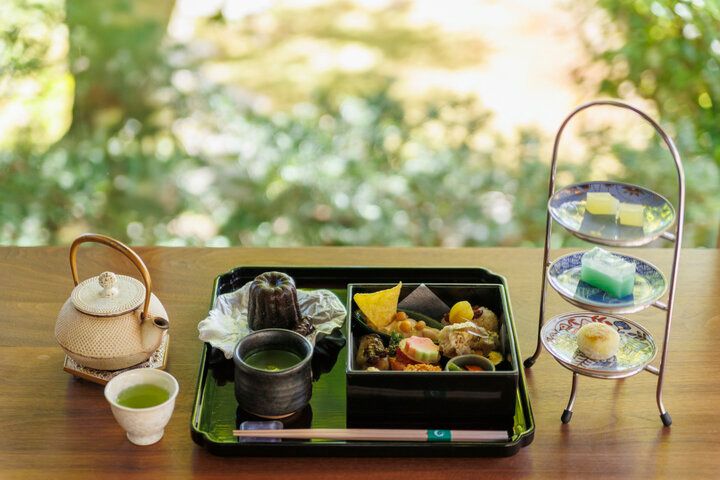 京都・嵐山の隠れ家カフェ「茶寮 八翠」で、アフタヌーンティー＆リバービューを満喫♪