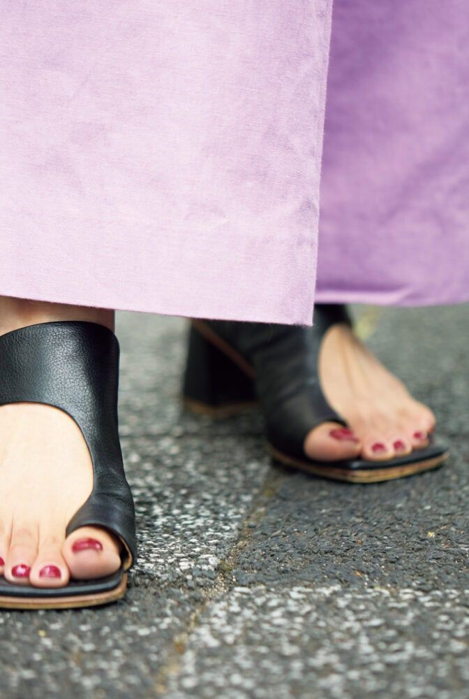 履いていると必ず褒められる『ファビオルスコーニ』のサンダル