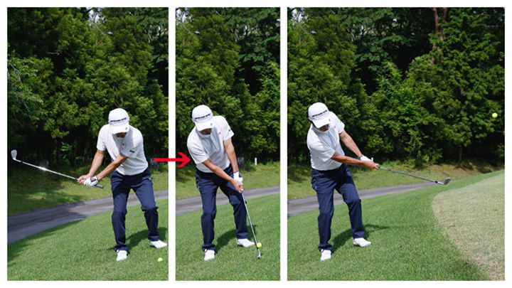 左足上がりから上手く寄せるコツとは？男子プロが解説