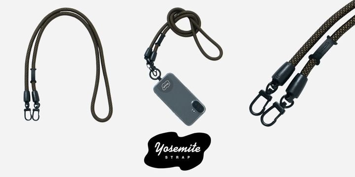 ブラックベースにゴールドの千鳥柄をあしらい、和の趣きを表現したカメラストラップ。伝統的な柄を現代的に落とし込んだデザインは、アクセントになる上品なカラーリングで、シンプルでありながら存在感を放っている。強度に優れたクライミングロープを使用し、機能性と美しさを兼ね備えた一本。