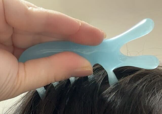 ダイソー マルチかっさ 使用例 頭