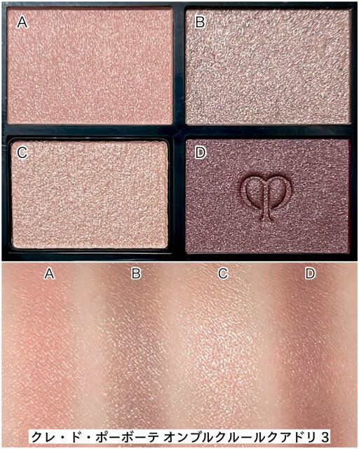 クレ・ド・ポーボーテ オンブルクルールクアドリ3