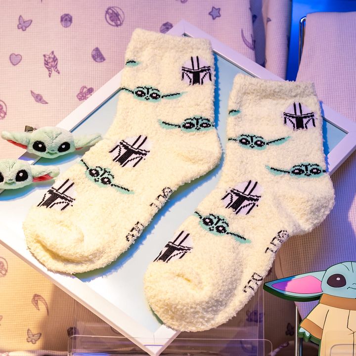 STAR WARS GROGU CUTEST IN THE GALAXY もこもこソックス