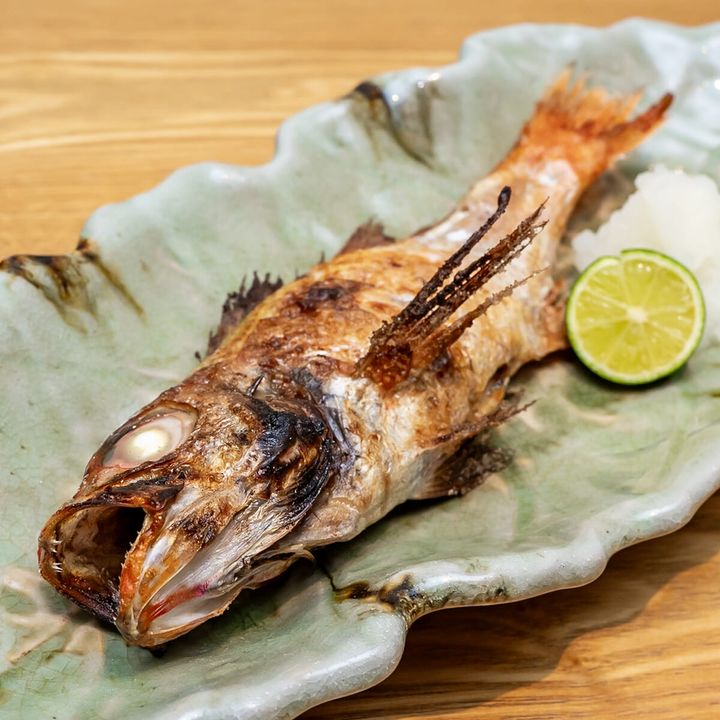 季布やの炭火焼 イチオシの逸品「のどぐろの塩焼き」