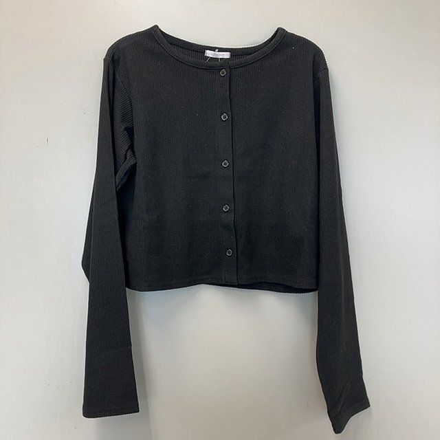 しまむらmiyuリブニットソーカーディガン