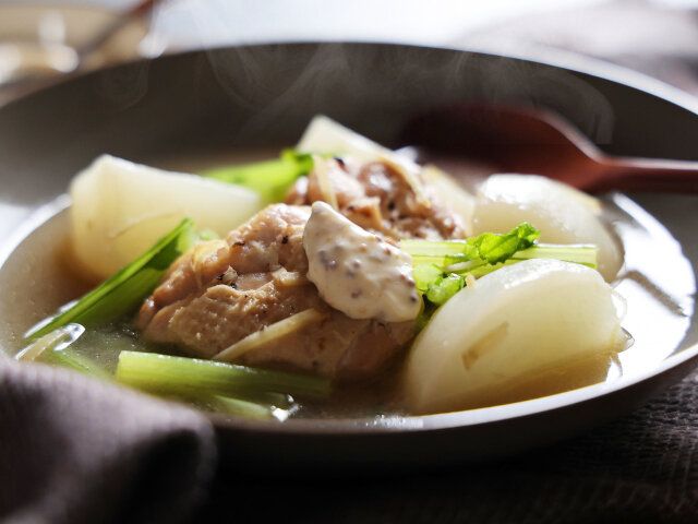 鶏とかぶのポトフとアイオリソース