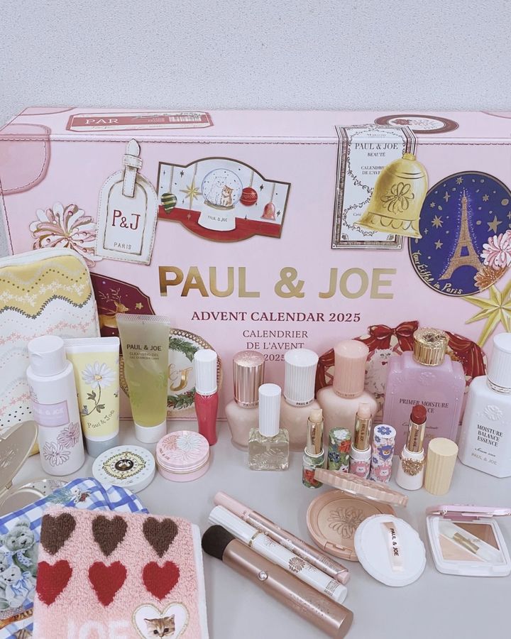 ポールアンドジョー　アドベントカレンダー　 2024クリスマスコフレ抜き取り無し クリスマスコフレ開封】ポール ＆ ジョー ボーテのアドベント