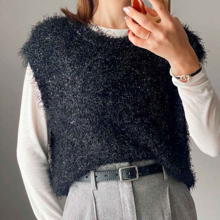 画像: 重ね着にも使えるサイズ感が良い！