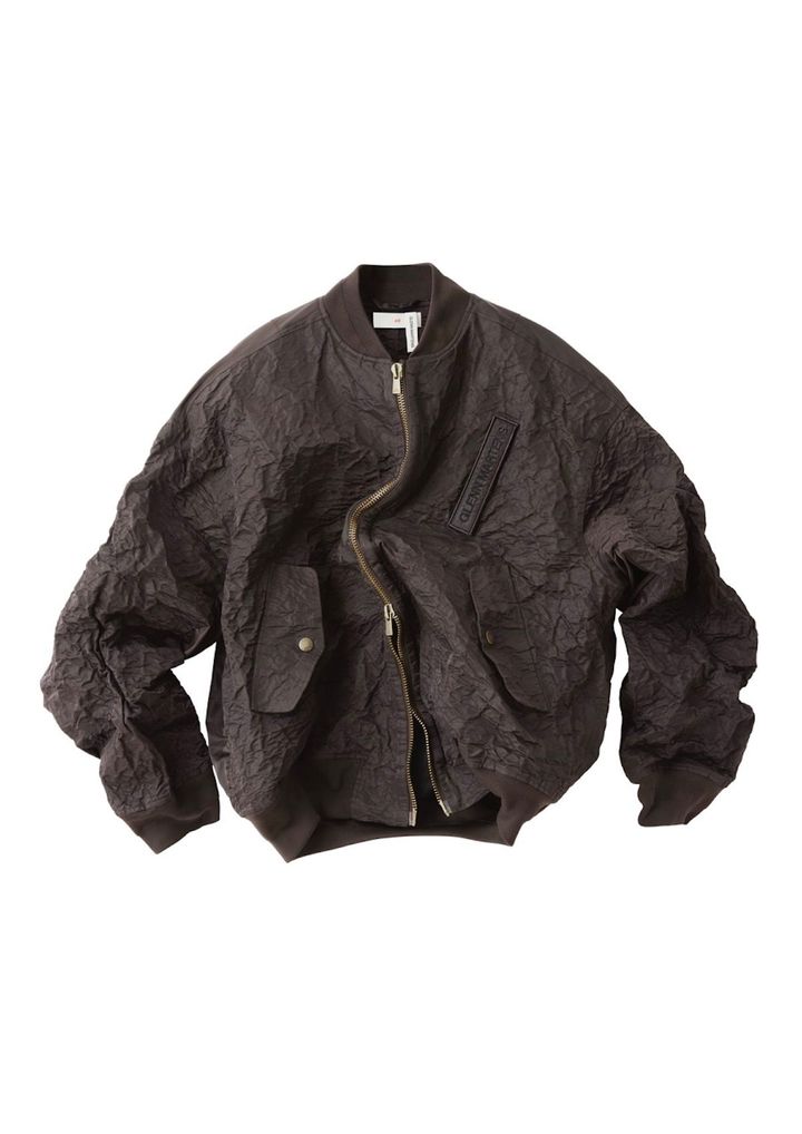 フォイルド ボンバージャケット ￥34,999