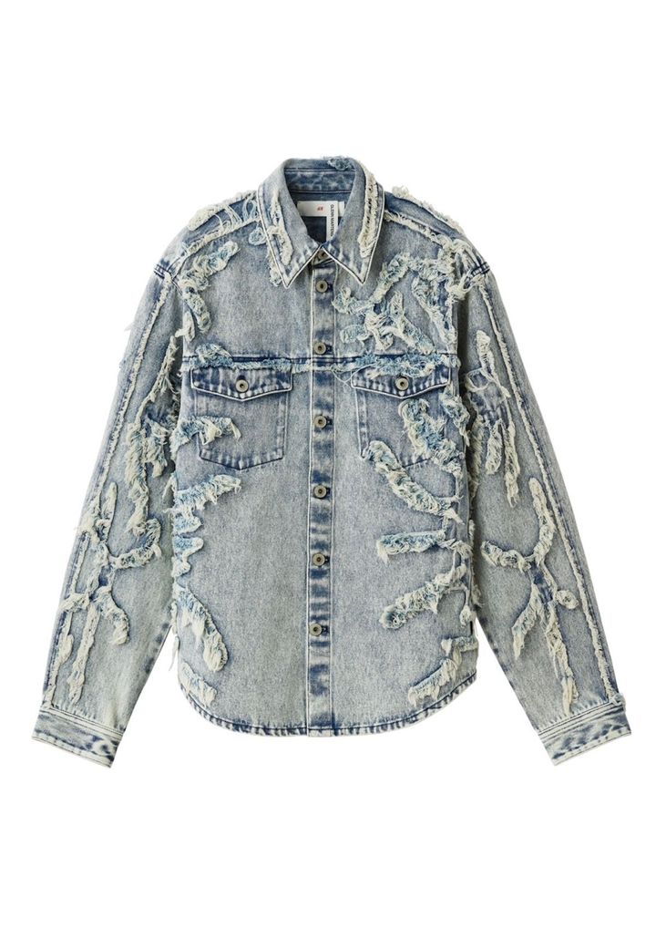 ディストレストルック デニムシャツ ￥12,999