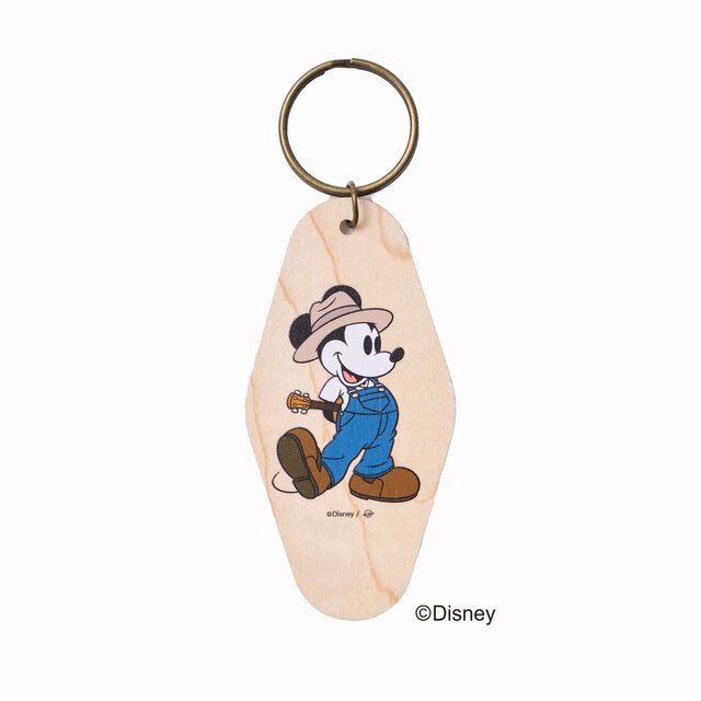 HIRAIDAI / “Mickey Mouse” wooden KEYCHAIN