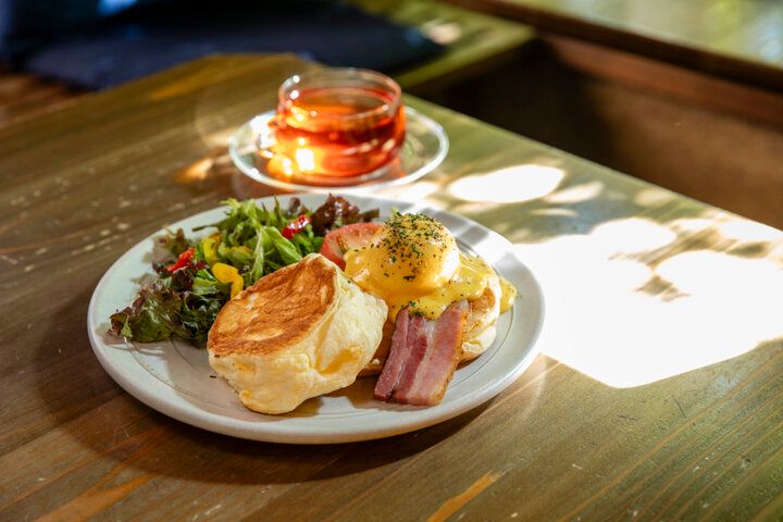 朝から幸せ、石川産の米粉パンケーキでモーニング♪金沢・ひがし茶屋街「Cafeたもん」