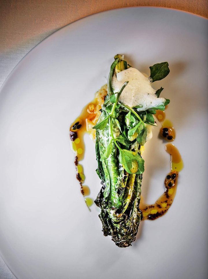 表参道『mærge』の「パンデロロメインのグラデーション」