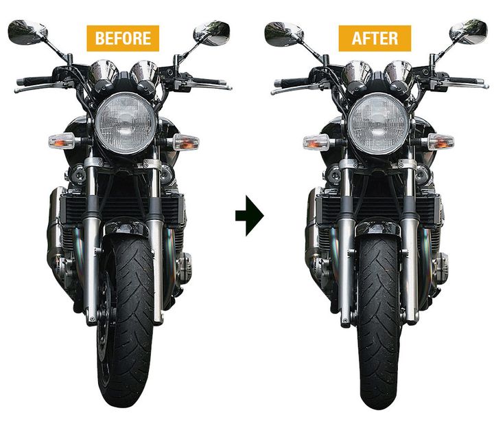 ［転んだらどう対処する？］フロントフォークの軽い歪みは簡単なコツと工具で修正できる