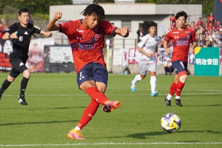 いわきFCのMF石渡ネルソン「悔しい思いをしたので、あれがあったからここまで来れたと言えるように」U-20ワールドカップ帰還から即先制弾！