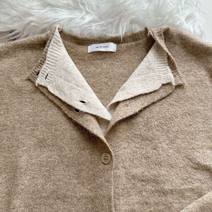 画像: 重ね着風のレイヤードデザイン