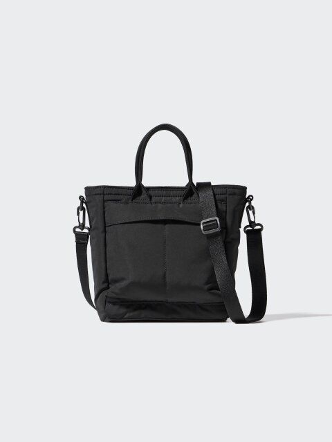 2025ユニクロ黒2WAYユーティリティミニバッグ