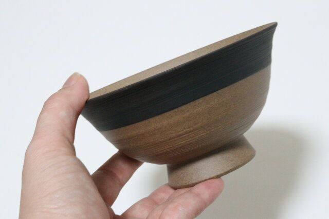 波佐見焼 呉須巻 茶碗 サイズ感