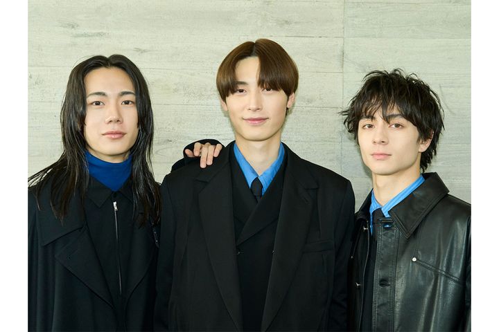 （左から）籠宮壮太朗さん（準グランプリ）、高橋紅輝さん（グランプリ＆読者賞）※「高」は正しくは「はしごだか」、松岡光さん（準グランプリ） 撮影／猪又治斗