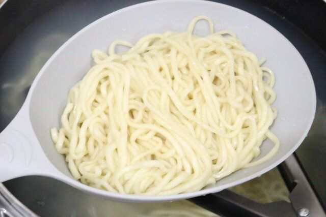 大きいザルスプーン（丸型） 使用例