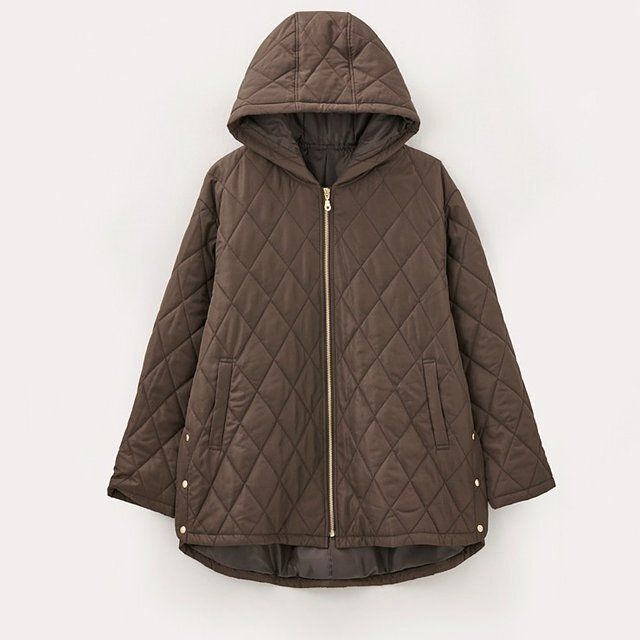 しまむらおかだゆりキルティングコート