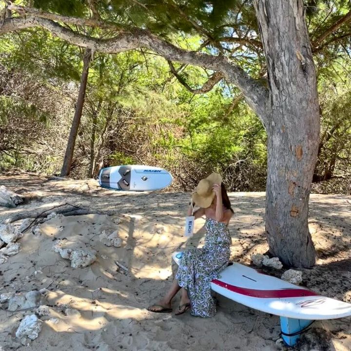 中道さん_マウイ島旅行＠ビーチ